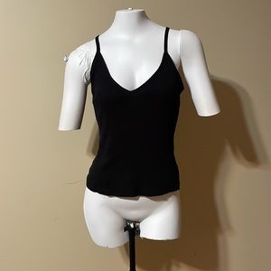 ✨3 for $15 Ambiance Black Deep V-Neck Tank Top, Size X-Large